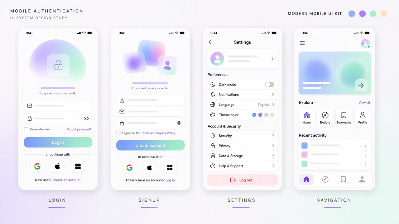 Ionic Login Study